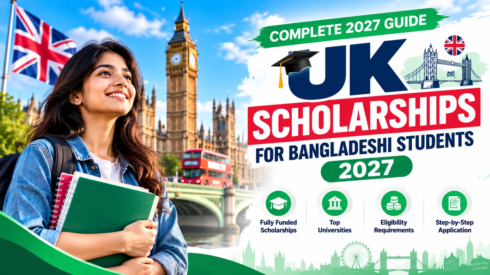 UK Scholarships for Bangladeshi Students in 2027: Complete Guide 1 UK scholarships for Bangladeshi students in 2027 – university funding guide